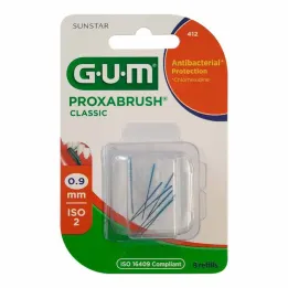 GUM Proxabrush Classic utbytesborstar 0,9 mm, 8 st
