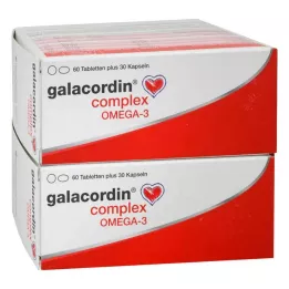GALACORDIN komplexa Omega-3 tabletter, 120 st