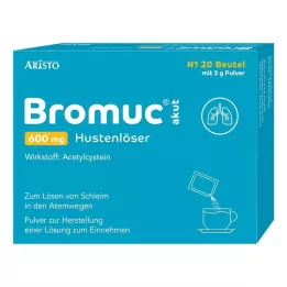 BROMUC akut 600 mg hostslemlösande piller för oral administrering, 20 st