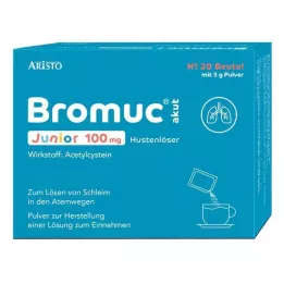 BROMUC akut Junior 100 mg hostslemlösande P.H.e.L.z.E., 20 st