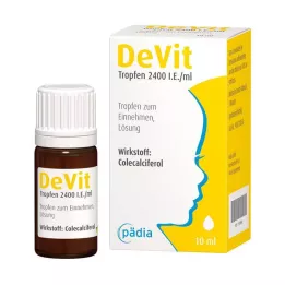 DEVIT Droppar 2400 IE/ml orala droppar, 10 ml