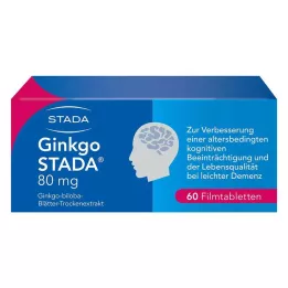 GINKGO STADA 80 mg filmbelagda tabletter, 60 st