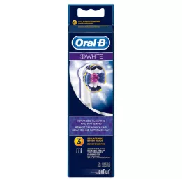Oral-B borstborstar 3D White, 3 st
