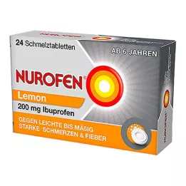 NUROFEN 200 mg citron smältbara tabletter, 24 st