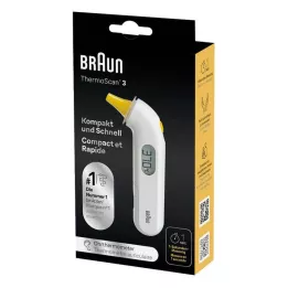 BRAUN THERMOSCAN 3 infraröda örontermometrar, 1 st