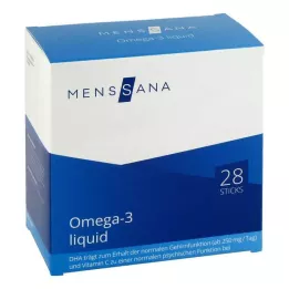 OMEGA-3 LIQUID MensSana Sticks, 28 st
