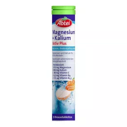 ABTEI Magnesium+Kalium Active Plus Brustabletter, 15 st