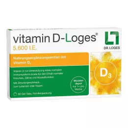 VITAMIN D-LOGES 5 600 IE veckotuggtabletter, 60 st
