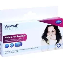 VEROVAL Hjälper antibiotika självtest, 1 st