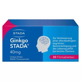 GINKGO STADA 40 mg filmdragerade tabletter, 30 st