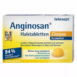 TETESEPT Anginosan halstabletter sockerfri citron, 20 st