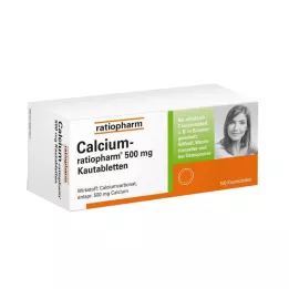 CALCIUM-RATIOPHARM 500 mg tuggtabletter, 100 st