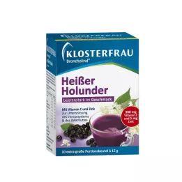 KLOSTERFRAU Broncholind heta flädergranulat, 10X15 g