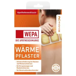 WÄRMEPFLASTER Nacke/rygg 8,5x28,5 cm WEPA, 2 st