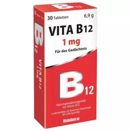 VITA B12 1 mg pastiller med mintsmak, 30 st