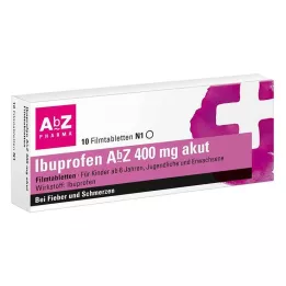 IBUPROFEN AbZ 400 mg akuta filmdragerade tabletter, 10 st
