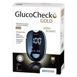 GLUCOCHECK GOLD Blutzucker Mätanordning SET MG/DL, 1 st
