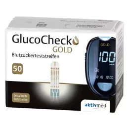 GLUCOCHECK GOLD Blodsockertestremsor, 50 st