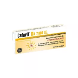 CEFAVIT D3 7 000 IE filmdragerade tabletter, 20 st