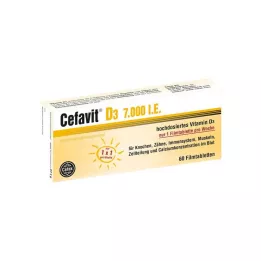 CEFAVIT D3 7 000 IE filmdragerade tabletter, 60 st