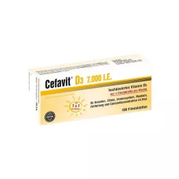 CEFAVIT D3 7 000 IE filmdragerade tabletter, 100 st