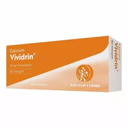 CETIRIZIN Vividrin 10 mg filmdragerade tabletter, 20 st