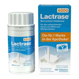 LACTRASE 6 000 FCC Tbl.Click dispenser refill pack, 480 st