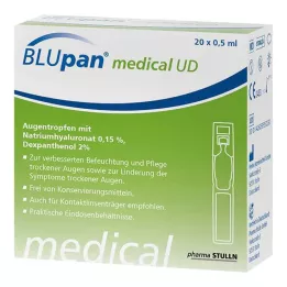 BLUPAN medicinska UD ögondroppar, 20X0,5 ml