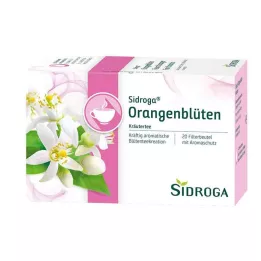 SIDROGA Tefilterpåsar för apelsinblomma, 20X1,2 g