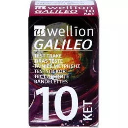 WELLION GALILEO Ketontestremsor, 10 st