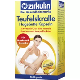Zirkulin Teufelskralle Rosehip Capsules, 45 st