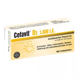 CEFAVIT D3 1 000 IE filmdragerade tabletter, 100 st