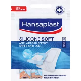 Hansaplast Silikon Soft Strips Pavement, 8 st