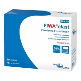 FIXIERBINDE resår 6 cmx4 m cellofan, 1 st