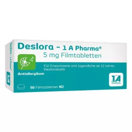 DESLORA-1A Pharma 5 mg filmdragerade tabletter, 50 st