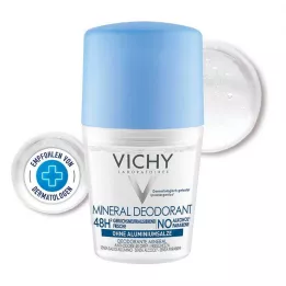 VICHY DEO Roll-on Mineral 48h utan aluminium, 50 ml