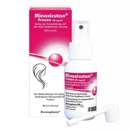 MINOXICUTAN Kvinnor 20 mg/ml spray, 60 ml
