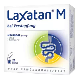 LAXATAN M Granulat för beredning av en suspension för oral administrering, 24 st