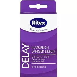 RITEX Fördröjningskondomer, 8 st