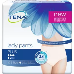 TENA LADY byxor plus M, 12 st