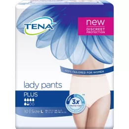 TENA LADY byxor plus L, 10 st