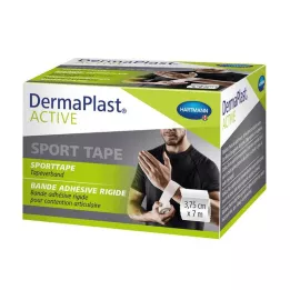 DERMAPLAST Active Sport Tape 3,75 cmx7 m vit, 1 st