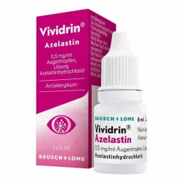 VIVIDRIN Azelastin 0,5 mg/ml ögondroppar, 6 ml