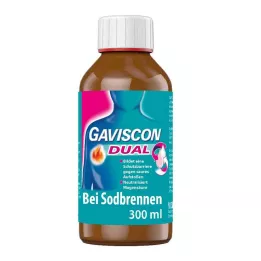 GAVISCON Dubbel 500mg/213mg/325mg oral suspension, 300 ml