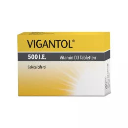VIGANTOL 500 I.E. Vitamin D3-tabletter, 100 st