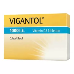 VIGANTOL 1 000 IE vitamin D3 tabletter, 100 st