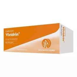 CETIRIZIN Vividrin 10 mg filmdragerade tabletter, 100 st