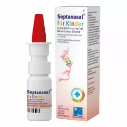 SEPTANASAL för barn 0,5 mg/ml + 50 mg/ml nasalt suppositorium, 10 ml