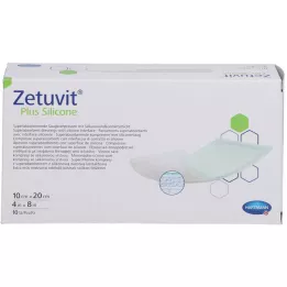 ZETUVIT Plus silikon steril 10x20 cm, 10 st