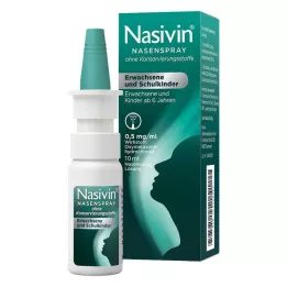 NASIVIN Nässpray utan förbrukningsmaterial för vuxna och skolbarn, 10 ml